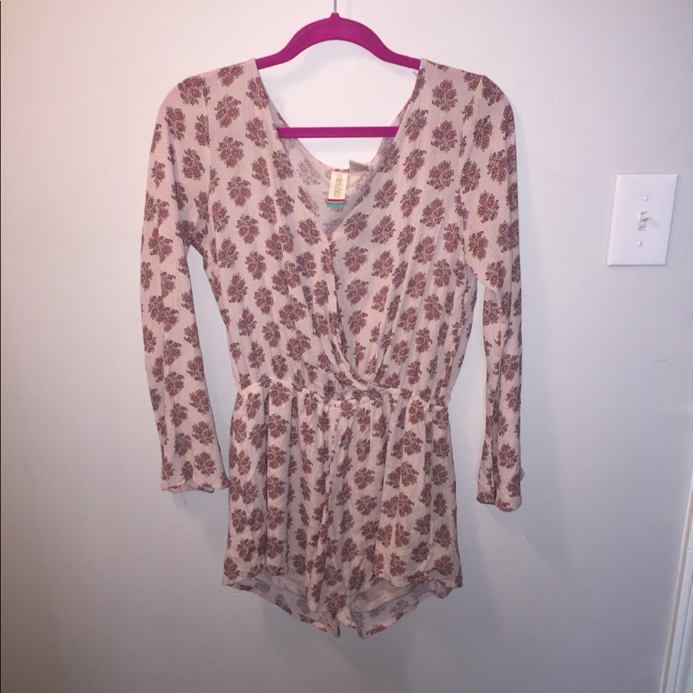 Long sleeve romper